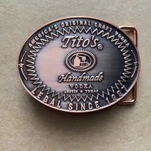 Tito’s belt buckle